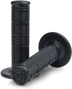 img 1 attached to Pro Taper Waffle MX Grips Black