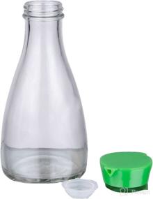 img 3 attached to 🔵 Versatile Green Cap Soy Sauce Bottle & Dispenser: Multi-functional Uses