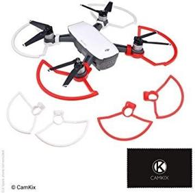 img 1 attached to Protect Your DJI Spark Drone With Red And White Propeller Guards - Ensure Safe Flying With Easy Secure Fitting And Extra Safety Features