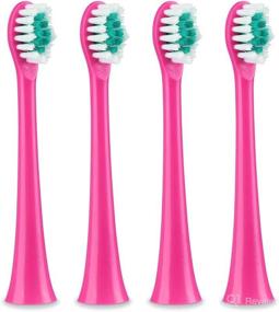 img 4 attached to Replacement Rechargeable Toothbrushes End Rounded Comfortable Oral Care