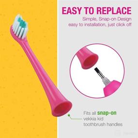 img 2 attached to Replacement Rechargeable Toothbrushes End Rounded Comfortable Oral Care