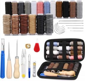 img 4 attached to Revamp Your Leather Goods With BUTUZE Upholstery Repair Kit - Complete Sewing And Stitching Solution