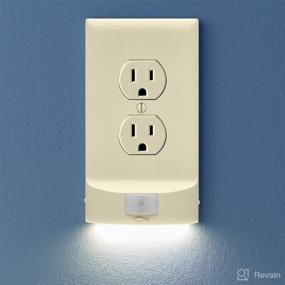 img 4 attached to 🔌 SnapPower MotionLight: Motion Detecting LED Night Lights for Standard Outlets - 3 Pack, Bright/Dim/Off Options, Automatic On/Off Sensor - Light Almond, Duplex