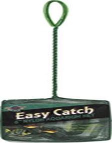 img 1 attached to 🐠 6-Inch Coarse Green Aquarium Fish Net by Blue Ribbon Pet Products: Easy-Catch Net