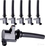 🔥 eccpp ignition coils dg500 pack of 6 - ford mazda mercury 3.0l v6 dg513 fd502 логотип