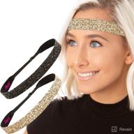 hipsy womens adjustable bling glitter logo