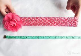 img 2 attached to KW Collection Headbands Chiffon Decoration Baby Care