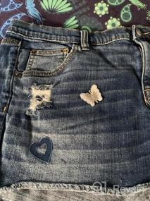 img 5 attached to 10 Pack Golden Butterfly Embroidery Patches Iron On Sew Applique Custom Backpack Kids Boys Girls