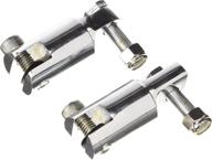 kuryakyn 8041 chrome motorcycle foot control component: 2-1/4&#34; extenders for footpeg, stirrup, and heel rest - 1 pair логотип