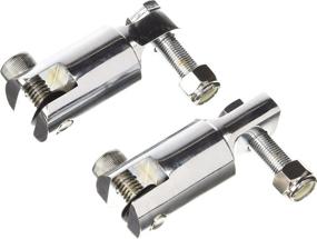 img 2 attached to Kuryakyn 8041 Chrome Motorcycle Foot Control Component: 2-1/4&#34; Extenders for Footpeg, Stirrup, and Heel Rest - 1 Pair