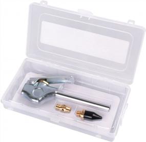 img 1 attached to WYNNsky 1/4 "NPT Рычажный пневматический пистолет с резиновым и безопасным соплом | Чистый удобный инструмент для домашнего использования