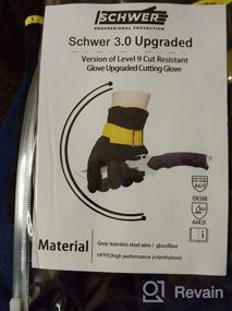 img 5 attached to Schwer Cut Resistant Glove - Food-Grade Stainless Steel Mesh For Safe Butchering And Slicing