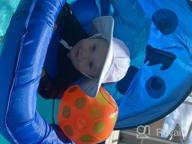 img 1 attached to UPF 50+ Sun Protection Hat For Baby, Toddler & Kids By SwimZip review by Travis Vasquez