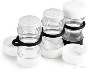 img 2 attached to GSI Outdoors Waterproof Spice Rack: Perfect for Camping, Home, RV - Clear, Black