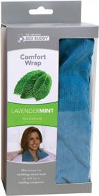 img 1 attached to Blue Aromatherapy Heating Pad For Neck And Shoulders - Microwavable Heat Wrap With Lavender And Mint Scent - Bed Buddy