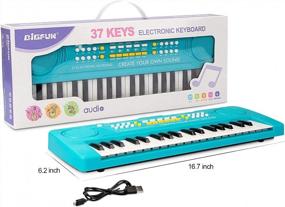 img 1 attached to Blue Kids Keyboard Piano By APerfectLife For Improved Keyword Rankings