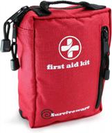 🏥 surviveware 100 piece premium first aid kit – ideal for trucks, cars, camping, office, sports, and outdoor emergencies логотип
