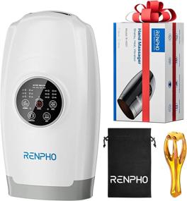 img 4 attached to RENPHO Electric Hand Massager With Heat, 6 Levels Of Compression And Intensity For Arthritis, Carpal Tunnel, Wrist Pain Relief, Finger Soreness & Numbness