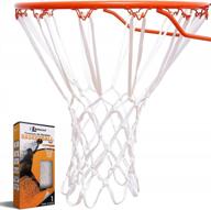 heavy duty all weather basketball net replacement - indoor and outdoor anti-whip thick nets fit standard 12-loop hoop rims by betterline logo