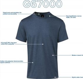 img 3 attached to 4-Pack Gildan Adult Softstyle CVC Short Sleeve T-Shirts, Style G67000, For Comfortable Wear