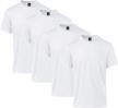 4-pack gildan adult softstyle cvc short sleeve t-shirts, style g67000, for comfortable wear logo