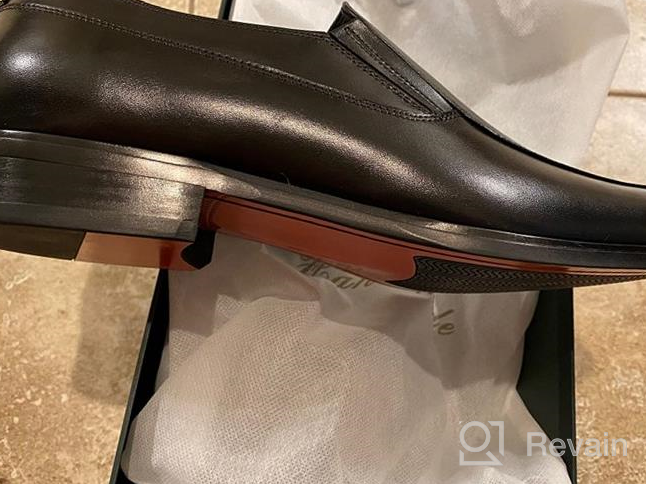 img 1 attached to 👔 GIFENNSE 10 Leather Loafers: Elevate Your Formal Style review by Braden Bowers