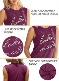 img 3 attached to Women'S Lake Life Tank Tops: Funny Summer Vacation Tees For Camping & Casual Wear!