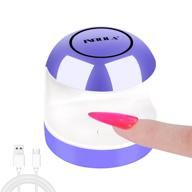 infilila mini uv лампа для ногтей с двумя таймерами и 5 двойными световыми бусинами для дома diy nail art логотип