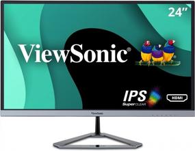 img 4 attached to ViewSonic VX2476 SMHD Frameless DisplayPort Refurbished Blue Light Filter, ‎VX2476-SMHD-CR, LCD, IPS