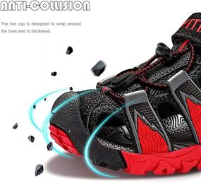 img 1 attached to ASHION Sandals Summer Outdoor Jet Black Boys' Shoes - Sandals
