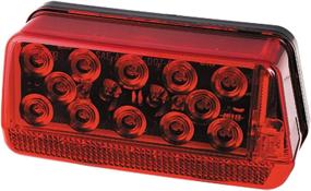 img 1 attached to 🚦 Fulton Wesbar 281594 Red Waterproof LED Wrap-Around Tail Light for Over 80" Wide Trailer - Right/Curbside (One Size)