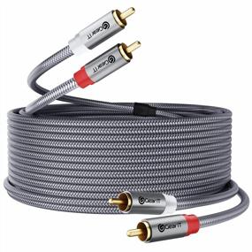 img 4 attached to GearIT 50FT RCA Audio Cable For Your Home Theater And Hi-Fi System Needs
