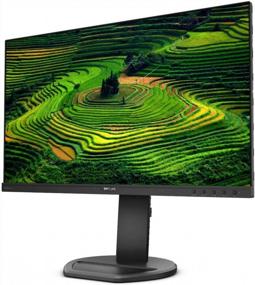 img 1 attached to Philips 241B8QJEB DisplayPort Ergonomic Frameless Monitor, 23.8", 1920X1080P, 60Hz, LED, Wall Mountable