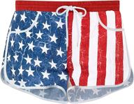 stylish women's drawstring boardshorts with elastic waistband at swimsuits & cover ups logo