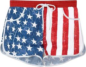img 4 attached to Stylish Women's Drawstring Boardshorts with Elastic Waistband at Swimsuits & Cover Ups