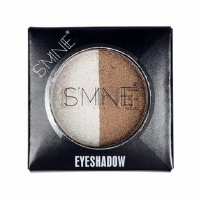 img 2 attached to IS'MINE Single Duo Shimmer Brown Eyeshadow, Dual Color, Longwear, White Eye Makeup For Day & Night