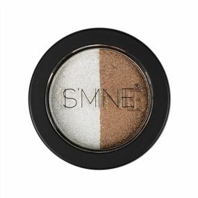 img 3 attached to IS'MINE Single Duo Shimmer Brown Eyeshadow, Dual Color, Longwear, White Eye Makeup For Day & Night