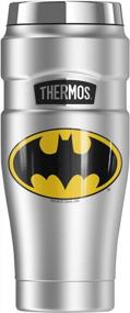 img 4 attached to Stainless King Batman Logo Travel Tumbler, 16Oz Capacity, Double-Walled Vacuum Insulated Stainless Steel Design