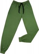 eco-friendly men's joggers/sweat pants - majamas franco jogger pant with pockets, made in usa logo