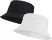 stay cool and stylish with umeepar's packable cotton bucket hats: unisex sun protection for men and women logo