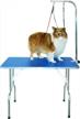 professional pet grooming table for large and medium dogs by shelandy - double leashes and clamps included (medium) logo