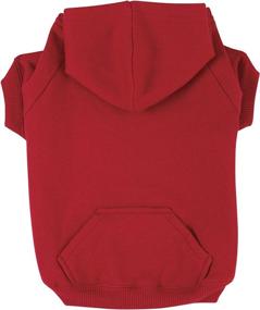 img 4 attached to 🍅 Small Tomato Red Zack & Zoey Basic Hoodie for Dogs, 12-Inch