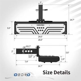 img 2 attached to OEDRO Aluminum Towing Steps Protector