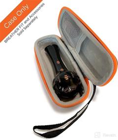 img 2 attached to 🧳 Store and Travel with Ease: Introducing the Breather FIT Case - Hard Storage Travel Case (Black) for Inspiratory Expiratory Muscle Trainer