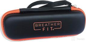 img 3 attached to 🧳 Store and Travel with Ease: Introducing the Breather FIT Case - Hard Storage Travel Case (Black) for Inspiratory Expiratory Muscle Trainer