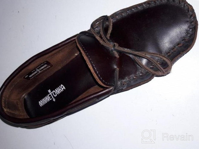 img 1 attached to Minnetonka Brown Double Bottom Slip-on Shoes review by Steven Nina