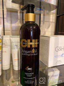 img 3 attached to Оживите вашу кожу с шампунем и кондиционером Chi Argan Oil Plus Moringa Oil Duo 25oz - окончательное увлажнение и питание