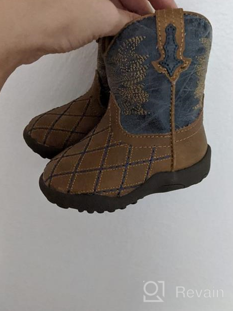 img 1 attached to 👢 Stylish and Durable Roper Unisex-Child Cross Cut Western Boot - Perfect for any Cowgirl or Cowboy! review by Michael Olsen