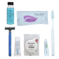 toiletry accessories - toothbrush and mouthwash amenities logo