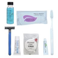 toiletry accessories - toothbrush and mouthwash amenities логотип